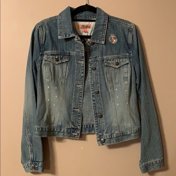 Plugg Jackets & Blazers - Plugg Blue jean jacket, EUC, size L